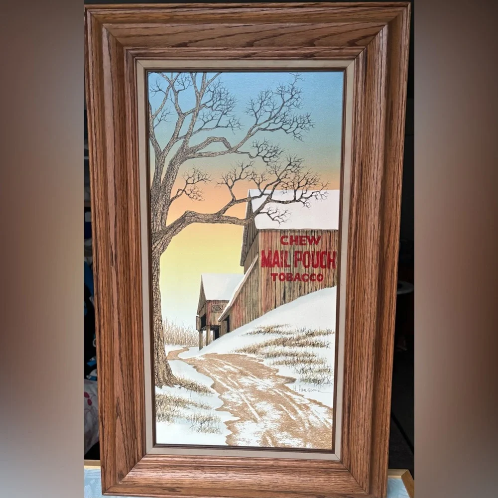 Vintage 1988 Repro of Artist H. Hargrove 